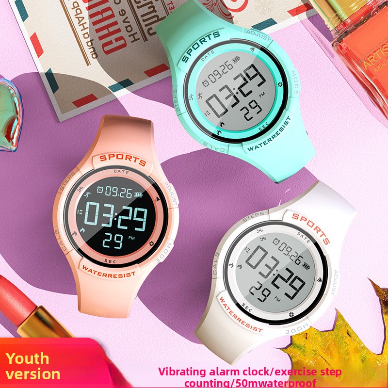 Running Gear Night - 2026 New Silicone Waterproof LED Watch