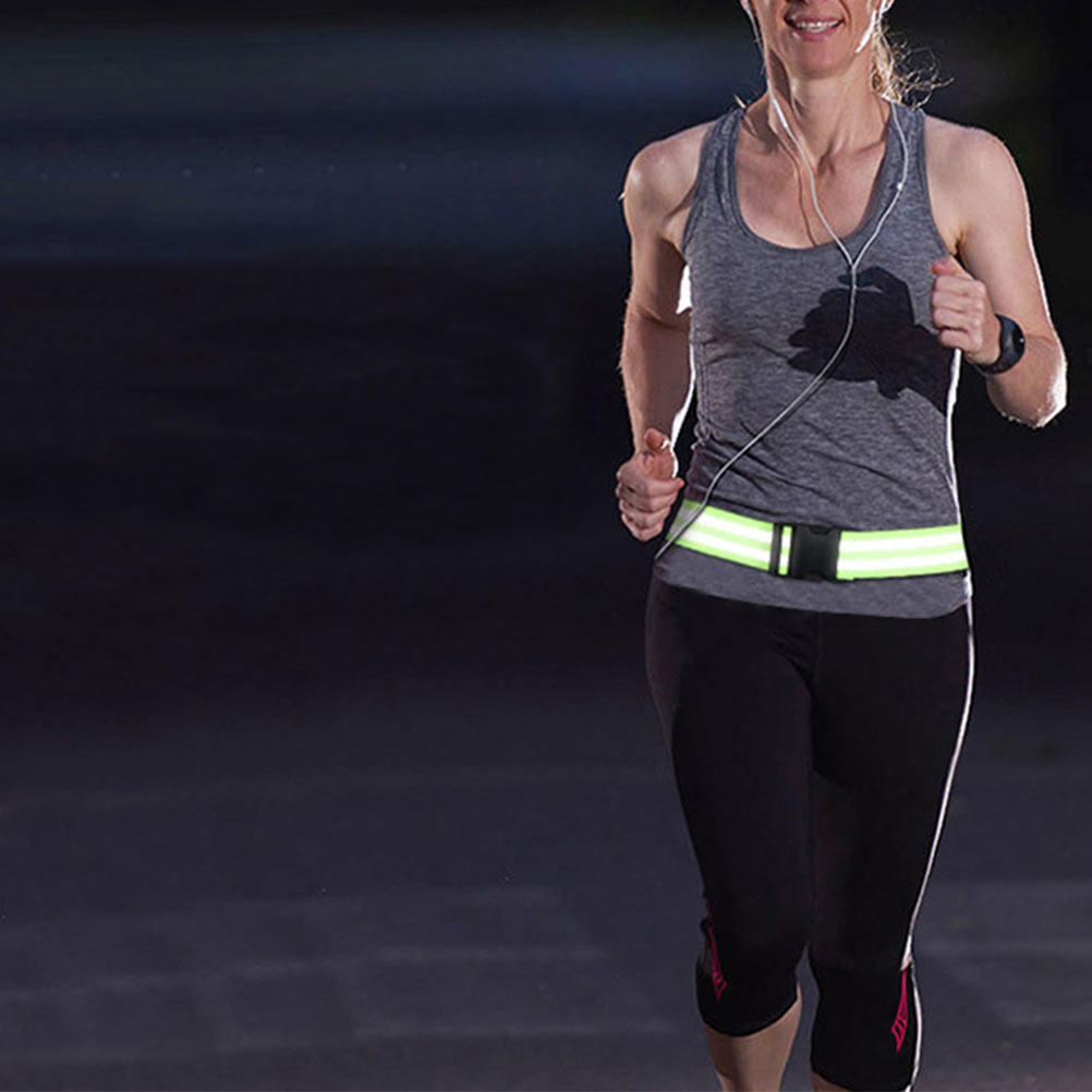 Running Gear Night - 2Pcs Highly Reflective Adjustable Belt for