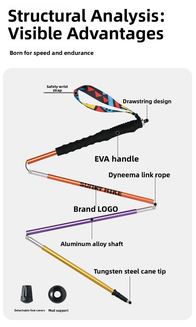 Ultralight 7075 Aluminum Foldi - огляд і ціна Running Gear Trail