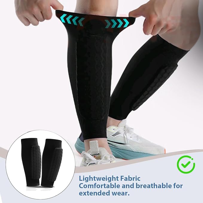1 Pair of Soccer Shin Guards S - огляд і ціна Compression Calf Sleeve