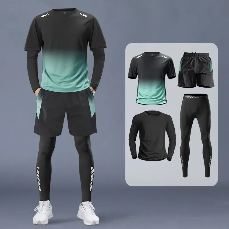 Men's 4-Piece Athletic Set - P - огляд і ціна Running Gear For