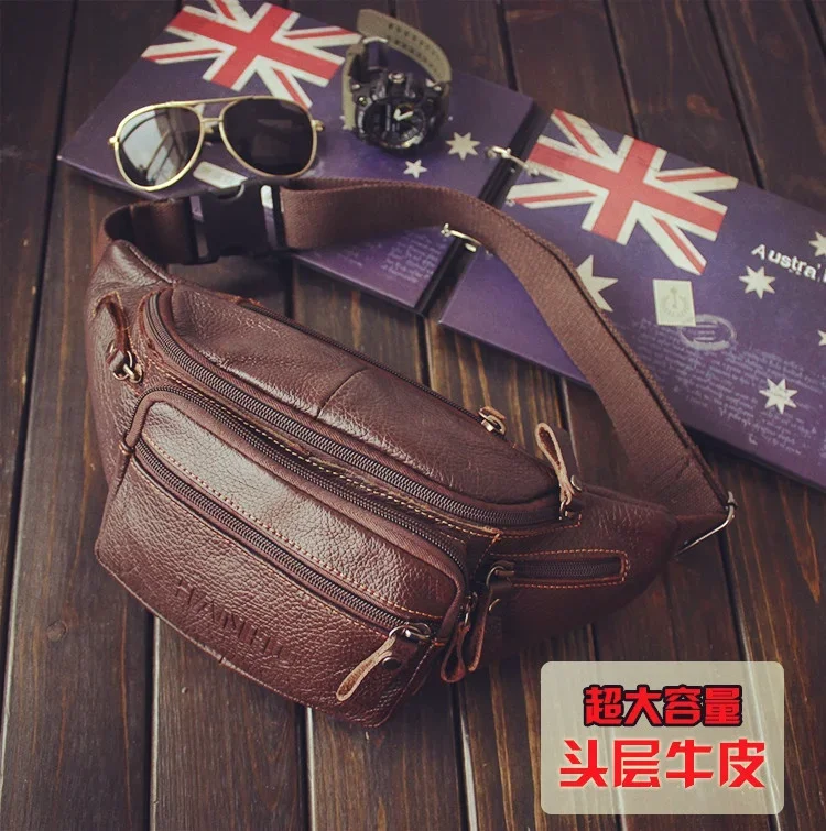 Genuine Cowhide Leather Waist  - огляд і ціна Running Gear For