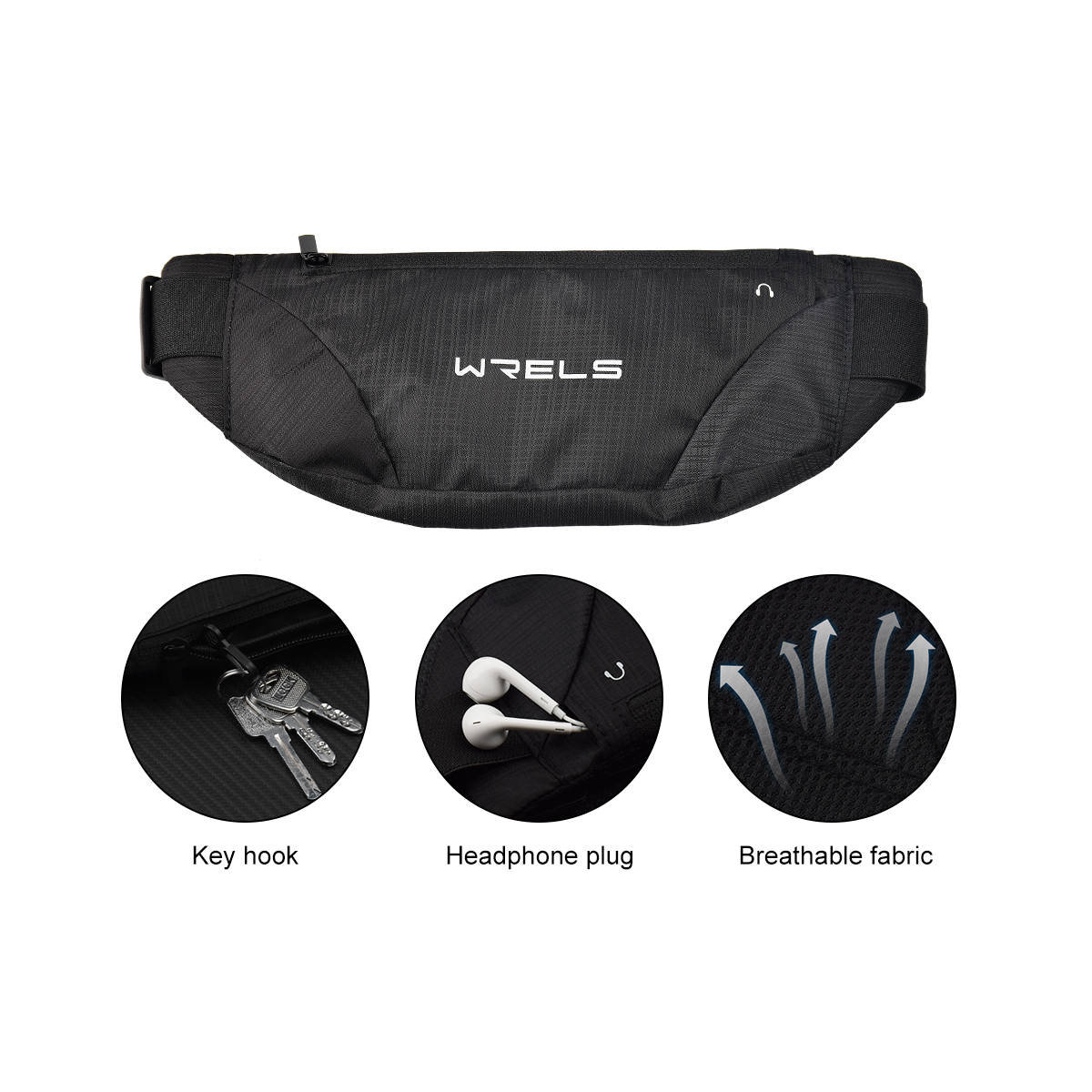 WRELS Waist Bag Running Bag Ou - огляд і ціна Running Gear Belt