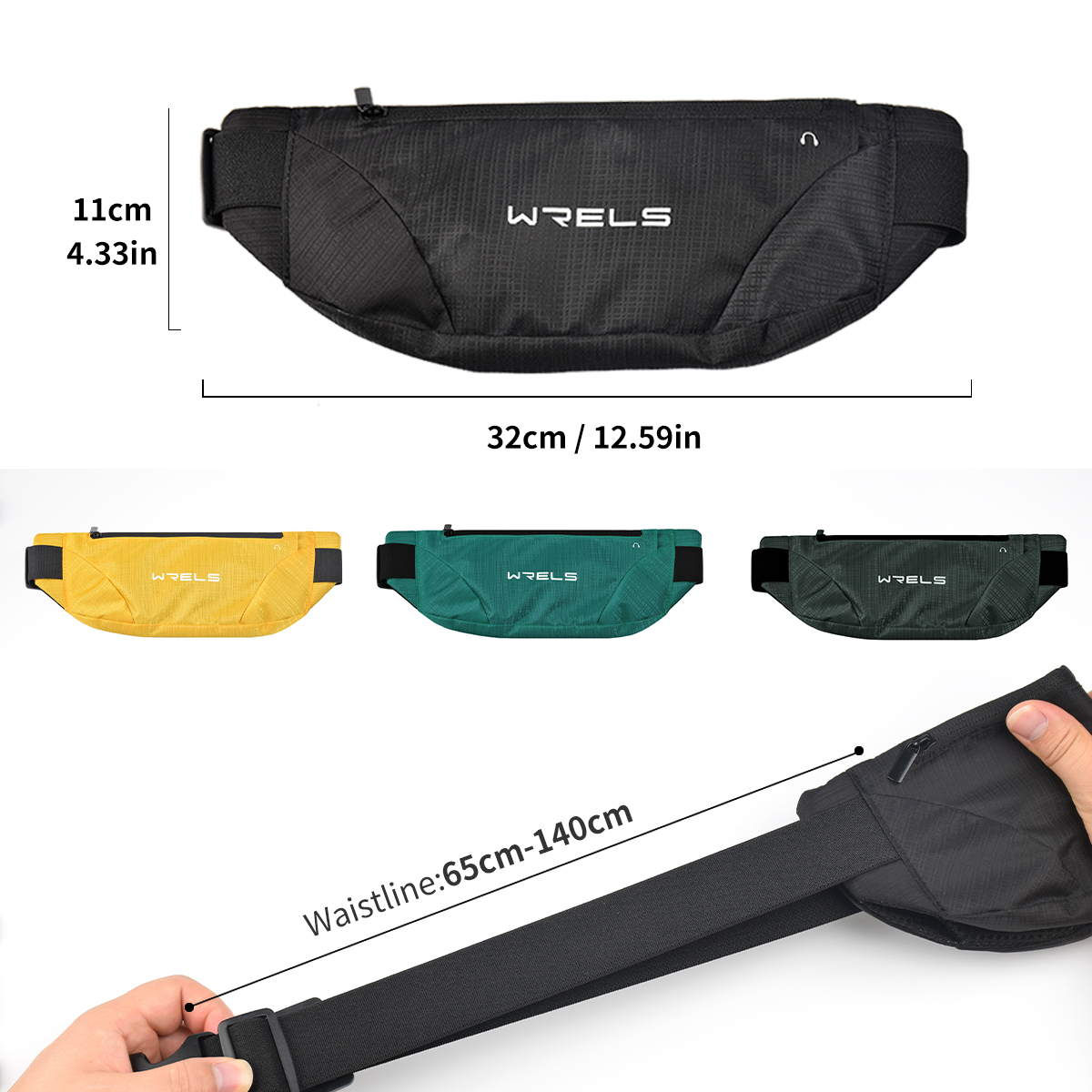 WRELS Waist Bag Running Bag Ou - огляд і ціна Running Gear Belt