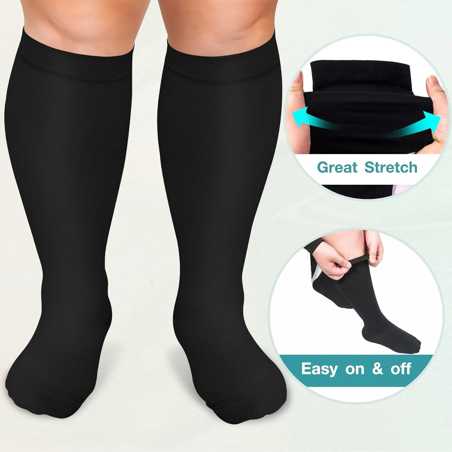 Plus Size Compression Socks fo - огляд і ціна Compression Calf Sleeve
