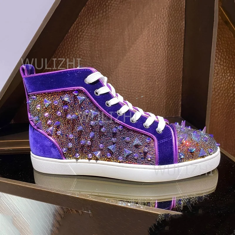 Dark Purple Crystal Rivet Men  - огляд і ціна Running Gear Ladies