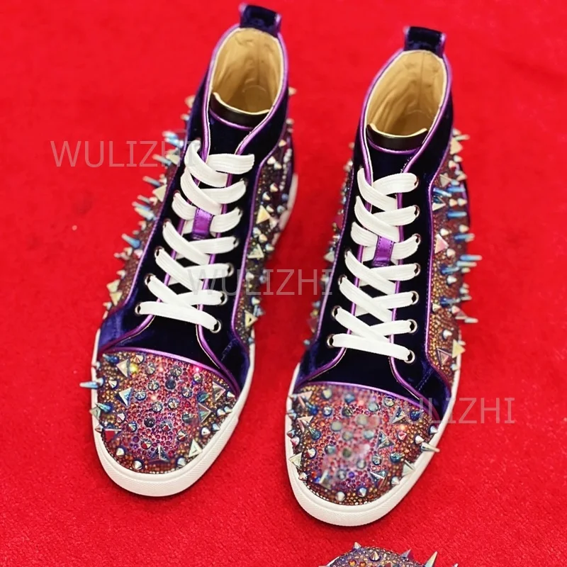Dark Purple Crystal Rivet Men  - огляд і ціна Running Gear Ladies