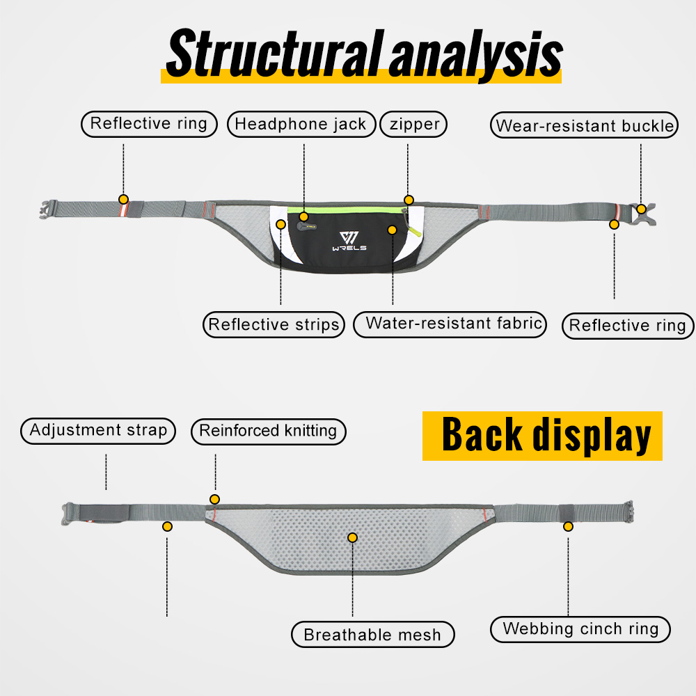 WRELS Professional Running Wai - огляд і ціна Running Gear Belt