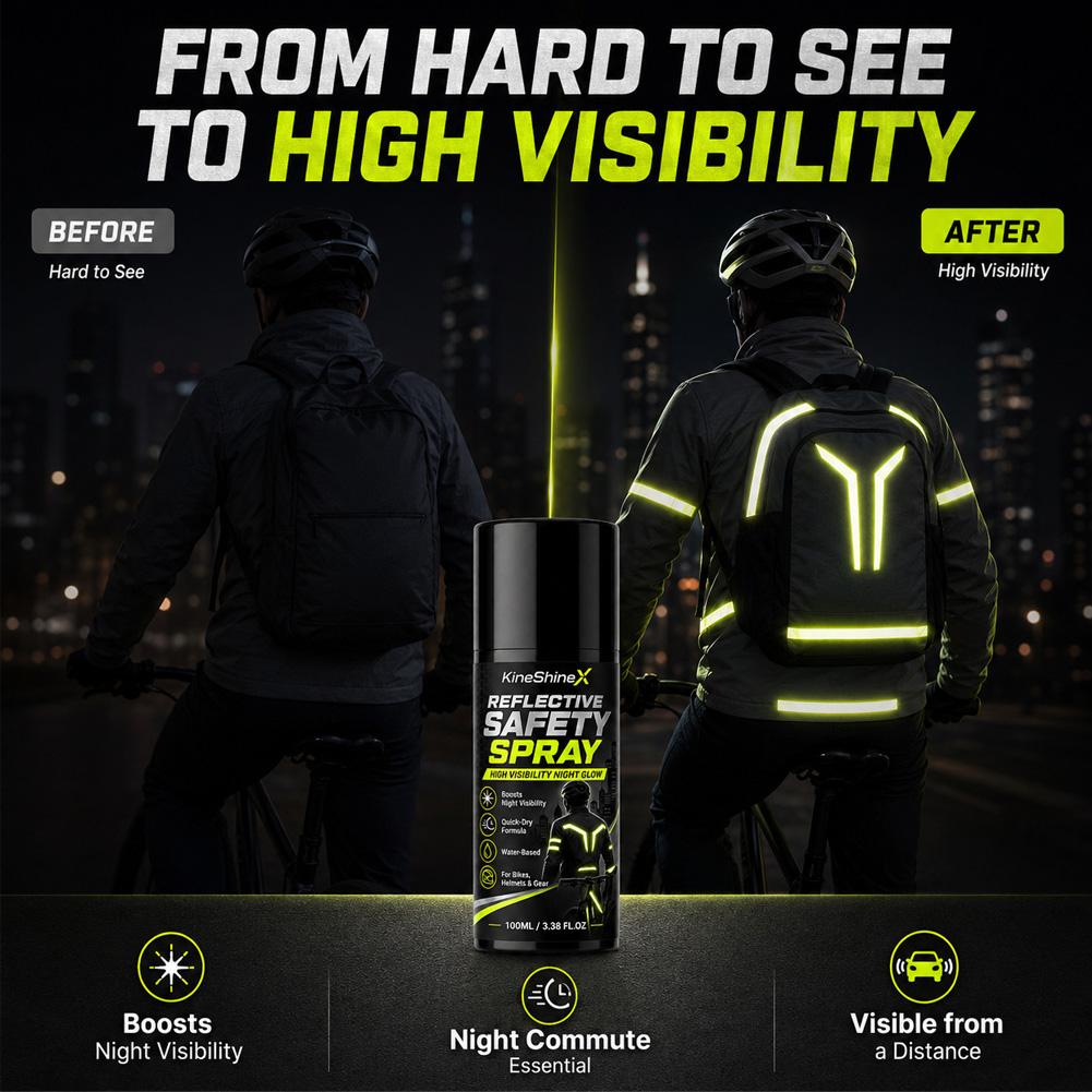 Night Reflective Safety Spray  - огляд і ціна Running Gear Night