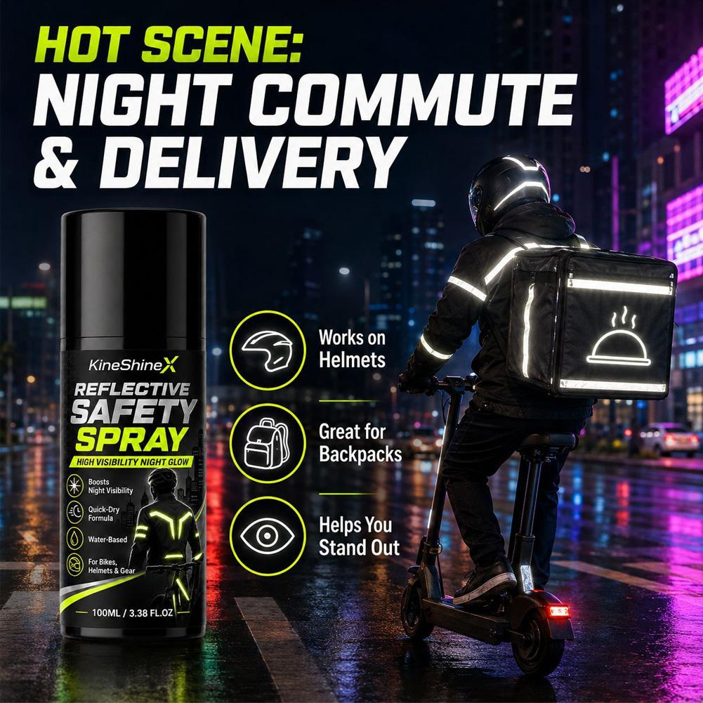 Night Reflective Safety Spray  - огляд і ціна Running Gear Night